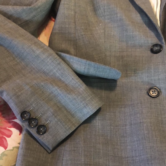 BANANA REPUBLIC  size 4 Stretch Wool Classic Gray Career Timeless Lined $188 EU - Picture 16 of 16